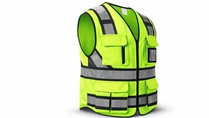 Chaleco de Seguridad Reflectante Personalizado AIRO INDUSTRIES, Venta al por Mayor de Fábrica, Alta Visibilidad, Impermeable, Transpirable, Uniforme de Poliéster/Algodón - Product Image 4
