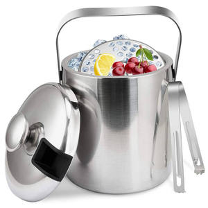 Seau à glace en acier inoxydable de haute qualité, idéal pour les marchés haut de gamme, magnifiquement conçu - Product Image 1