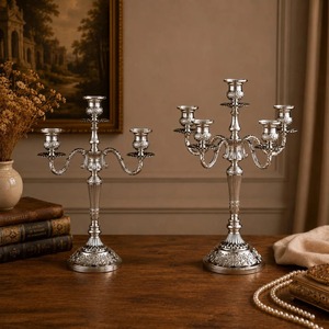 Elegant Metal <b>Candle</b> <b>Holder</b> for Home Decoration Wedding Centerpiece and Table Decor At Best Price - Product Image 3