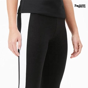 TWILL SPORTS Wholesale Breathable Summer Comfortable Soft Cotton/Bamboo High Waist <b>Tummy</b> <b>Control</b> Seamless Yoga Leggings Women - Product Image 4