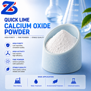 Poudre de chaux vive blanche de qualité supérieure Oxyde de calcium pour la construction et les matériaux de construction - Product Image 1