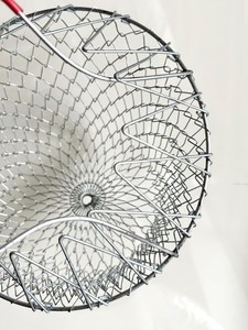 Portable Metal Egg <b>Basket</b> with Handle, Farm Fresh Egg <b>Storage</b> Solution - Product Image 3