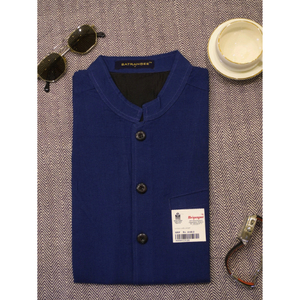 เสื้อเชิ้ตผ้าฝ้ายทรงทันสมัยสำหรับผู้ชาย เนื้อผ้านุ่ม ระบายอากาศได้ดี แขนยาว สวมใส่สบาย เหมาะสำหรับงานสมาร์ทแคชชวล วันหยุดสุดสัปดาห์ และวันหยุดเทศกาล - Product Image 1