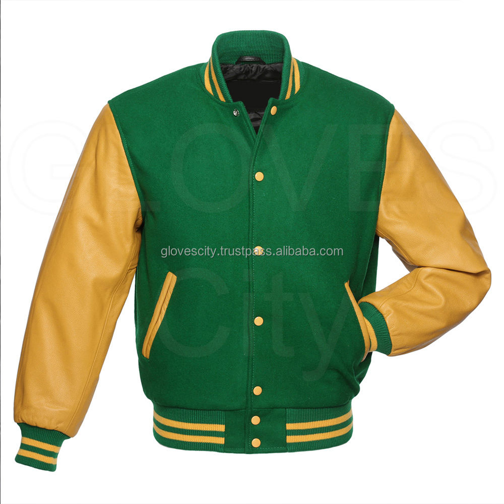 Custom 2024 Winter Varsity Jackets with Stand Collar Embroidery