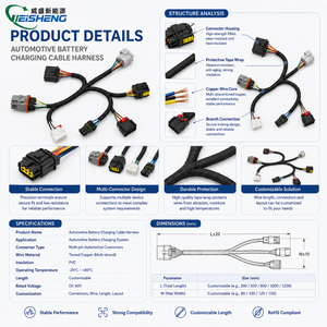 Câble de charge de batterie de voiture pour faisceau de câblage Tyco Electronics - Product Image 3