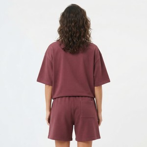 New Latest Arrivals Summer Clothing Casual Customized Women 2 Piece T-shirt & Shorts <b>Set</b> Hot Sale Women <b>Twin</b> <b>Sets</b> - Product Image 5