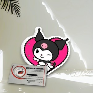 แผ่นแม่เหล็กติดขนตาปลอมลายคุโรมิ เฮลโลคิตตี้ รูปทรงสี่เหลี่ยมผีเสื้อ ประดับเพชร น่ารัก เป็นมิตรกับสิ่งแวดล้อม เหมาะสำหรับฤดูร้อน สำหรับช่างต่อขนตา - Product Image 4