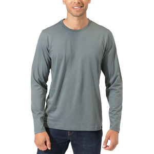 Camiseta de Manga Larga para Hombre, Corte Regular, Colores Sólidos, Impresión Personalizada al por Mayor, Camiseta Lisa de Alta Calidad para Hombre Talla M - Product Image 4