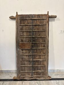 Paneles de Puerta de Madera Maciza Antigua con Marco Tallado a Mano, Puerta Principal de Lujo para Villas, Restaurantes, Hoteles y Hogares - Product Image 6