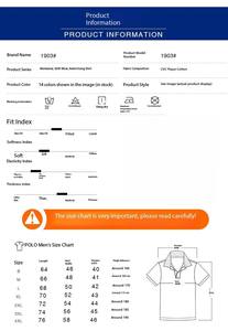 Polo en coton CVC 200g unisexe à manches courtes, col rabattu, ourlet fendu, prix usine Chine Bangladesh, pour vêtements de travail - Product Image 2
