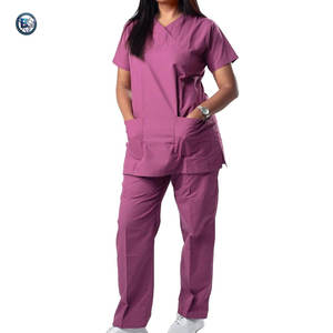 Uniformes de Enfermera Profesionales para Mujer, Conjuntos para Uso Médico, Tela Cómoda y Transpirable, Ropa de Hospital - Product Image 1