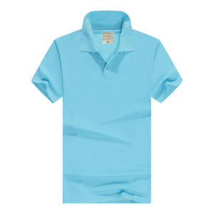 เสื้อโปโลทรงปกติ ผ้าฝ้ายถัก สีพื้น ดีไซน์ระบายอากาศได้ดี ไซส์ XL - Product Image 1