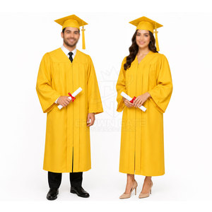 Tenue de Cérémonie Confortable : Chapeau et Robe de Remise de Diplôme Modernes avec Pompon Assorti pour Événements de Remise des Diplômes - Product Image 6