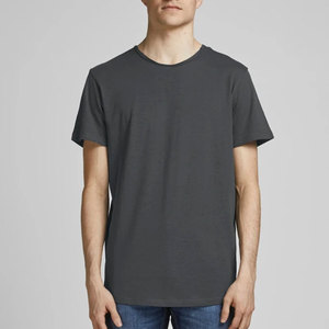 Camisetas de Moda Unisex de Primera Calidad al por Mayor, Camiseta de Algodón Supima Pima Marrón para Damas, Hombres y Unisex, Algodón Peinado - Product Image 2