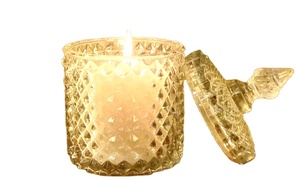 Vela elegante antigua de vidrio marrón votiva buena venta precio de fábrica soporte para hacer velas Venta caliente mejor tarro de vela de calidad - Product Image 2
