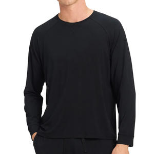 T-shirt homme manches longues de haute qualité, design simple et élégant, idéal pour le sport, les loisirs, les vacances et les tenues quotidiennes confortables. - Product Image 4
