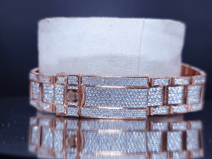 Montre-bracelet unisexe VVS Bustdown ETA Quartz en acier inoxydable, style affaires et sport, analogique, entièrement sertie de moissanite, cadran en verre glacé - Product Image 4