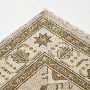 Alfombra de Lana Hecha a Mano de Estilo Herencia, Alfombra Oriental Tradicional con Flecos para Entrada, Sala de Estar, Decoración de Hotel - Product Image 3