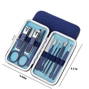 <b>Manicure</b> Set Stainless Steel Professional Pedicure <b>Kit</b> Nail Grooming <b>Kit</b> Clippers <b>Kit</b> with PU Leather Case - Product Image 5