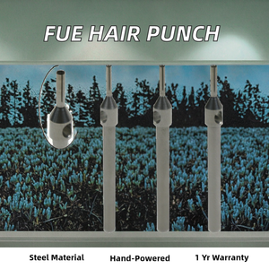 Instrument chirurgical de greffe de cheveux pour l'extraction précise des unités folliculaires (FUE) – Procédure de restauration capillaire à usage médical - Product Image 6