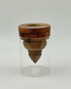 Brûleur d'encens aromatique religieux en bois de santal fait main avec un design rétro pour la décoration de la maison - Product Image 3