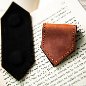 Premium handmade leather maple leaf <b>bookmark</b> crafted from leather durable accessory for books and notebooks for sale in low rate - Product Image 4