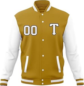 Veste d'hiver confortable pour homme, style Letterman, col montant, logo sur le devant, coupe-vent, haute qualité, écologique, à prix raisonnable - Product Image 4