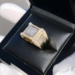 แหวนแต่งงานผู้หญิงเงินแท้ชุบทองคำขาว 14K ประดับเพชรโมอิสซาไนต์ทรงกลม 2 กะรัต - Product Image 2