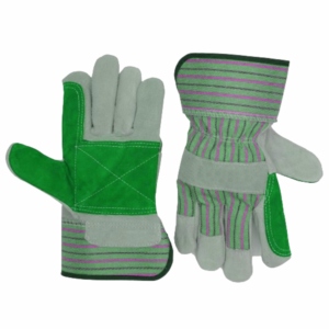 Gants en cuir de vachette pleine fleur robustes, confortables et résistants à l'abrasion et à la chaleur, renforcés, sûrs pour la construction et le jardinage - Product Image 5