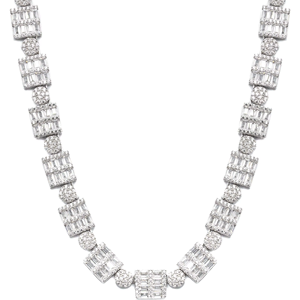 Hip Hop Cuban <b>Gold</b> <b>Chain</b> Necklace Style Iced Out Design VVS Diamonds Premium Jewelry for <b>Men</b> and Women - Product Image 1