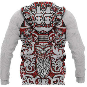 Sweat-shirt à capuche pour homme, rouge, noir, blanc, uni, sublimation, polyester, décontracté, coupe régulière, vêtements d'hiver, service OEM, respirant - Product Image 4