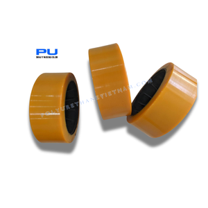 ลูกปืนล้อรถยกโพลียูรีเทนแกนเหล็กทนทานต่อการสึกหรอสภาพใหม่สำหรับชิ้นส่วนรถยก - Product Image 1