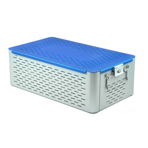 Plateau de stérilisation en aluminium et silicium pour instruments laparoscopiques, boîte de contrôle chirurgical pour stérilisation en boîte - Product Image 2
