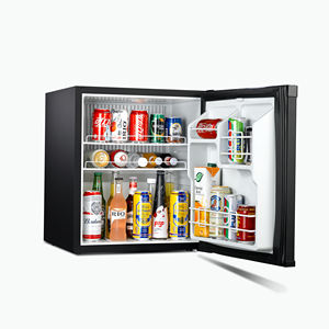 Mini réfrigérateur intelligent à compresseur rétro vertical intégré de 60 L, personnalisé, avec thermostat, pour bière, fruits et légumes - Product Image 1