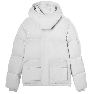 Chaqueta Acolchada de Invierno Unisex, con Capucha y Cuello Alto, Impermeable, Transpirable y Resistente al Viento, para Uso Casual - Product Image 1