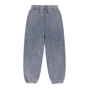 Pantalones Deportivos de Invierno/Otoño, 350GSM, Cintura Media, Color Sólido, Casuales, Estilo Urbano, Térmicos, con Puños en los Tobillos - Product Image 2