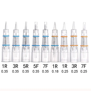 เข็มสักคิ้วแบบใช้แล้วทิ้ง PMU  ทำจากเหล็กกล้าไร้สนิม 316 ปลอดเชื้อ สำหรับเครื่องสักคิ้ว - Product Image 2