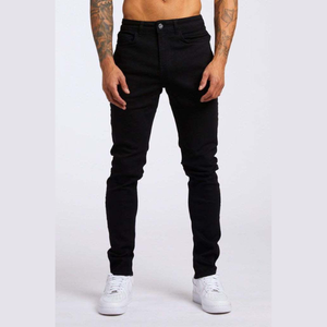 Jean vintage droit en denim délavé moyen, mélange coton élasthanne, pour homme, service OEM en gros, taille mi-haute, séchage rapide, fabriqué au Bangladesh - Product Image 6
