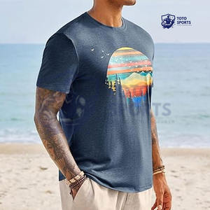 Chemise imprimée pour homme, respirante, légère, confortable, prix raisonnable, meilleure vente, haute qualité, logo personnalisé, prix de gros. - Product Image 4