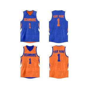 Maillot de basket-ball personnalisé pour hommes, vêtements de sport, chemises et hauts athlétiques à séchage rapide, conçus pour l'entraînement en équipe, la compétition et la pratique - Product Image 1