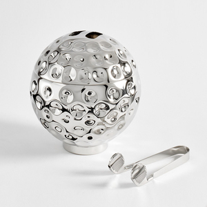 Silver Golf Ball Incense Burner, Luxury Metal Aromatherapy Censer With Matching Tongs For Hotels, Home Decor And Gifts - Product Image 5