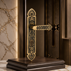 Premium BLISS Brass Mortice <b>Door</b> Handle Matte Black Antique Finish Heavy Duty Lever Handle for Home Office Residential Commercia - Product Image 5