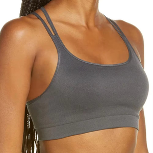 Nuevo Sujetador Deportivo para Mujer, Personalizable, Tallas Grandes, Transpirable, de Secado Rápido, con Alta Sujeción, Antibacterial, de Nailon y Elastano, para Running - Product Image 5