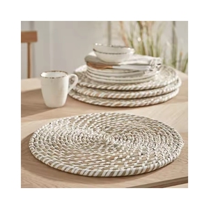 Manteles individuales de jacinto DISPONIBLES para el montaje de cestas de regalo personalizadas y como hermosos manteles para exhibir esculturas - Product Image 1