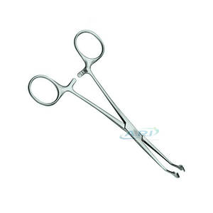 Pinzas para Tejidos Allis de Acero Inoxidable para Uso Clínico, Instrumento Quirúrgico Reutilizable y Autoclavable - Product Image 4