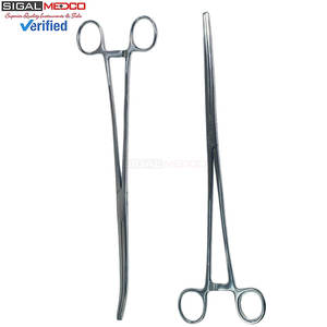 Juego de 2 Pinzas Hemostáticas Rochester Premium 10, de Acero Inoxidable, Rectas y Curvas, con Mordaza Completa Dentada Triple - Product Image 2