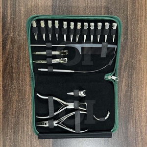 Kit de Herramientas para Extensiones de Cabello de Alta Calidad, con Pinzas de Acero Inoxidable para Aplicación y Remoción de Microperlas y Extensiones - Product Image 4