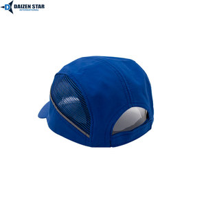 หมวกเบสบอล 5 ช่องแบบเรียบ สำหรับงานพิมพ์และงานปักแบบกำหนดเอง หมวกกีฬาผ้าฝ้ายปรับขนาดได้ ผลิตจากผ้าทั่วไป - Product Image 3