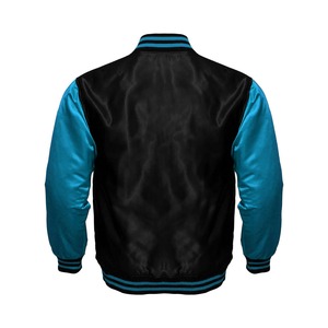 Chaqueta de satén bomber personalizada para hombre, nueva colección 2026, chaqueta de invierno de poliéster para hombre, chaquetas de béisbol de satén estilo universitario para hombre - Product Image 2