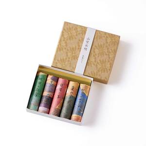 Kousaido Sanshi Suimei - Set de Regalo de Incienso Japonés, 5 Fragancias de Kioto, 60 Varillas de Incienso Surtido, Venta al por Mayor - Product Image 5